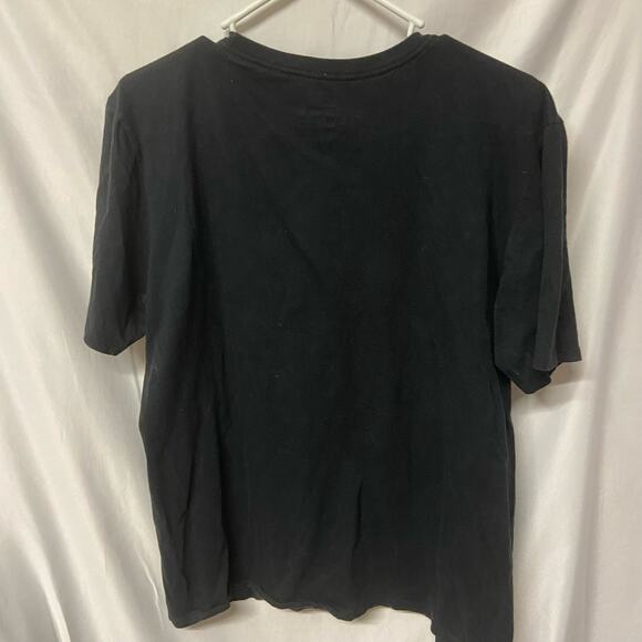 The Nike Tee Just Do It  Black Size L Athletic Cut GUC  100% Cotton - Picture 2 of 7